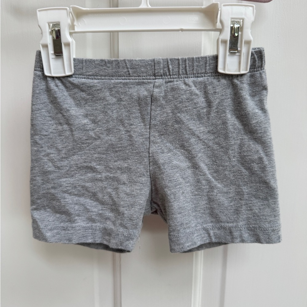 Okie Dokie 3T Girls Gray Elastic Waist Gymnastics Bike Shorts